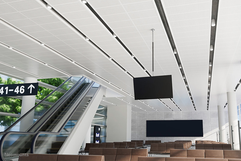 Neomounts NS-EP100BLACK Extension pole TV ceiling mount - h 107,5 cm